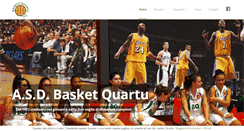 Desktop Screenshot of basketquartu.it